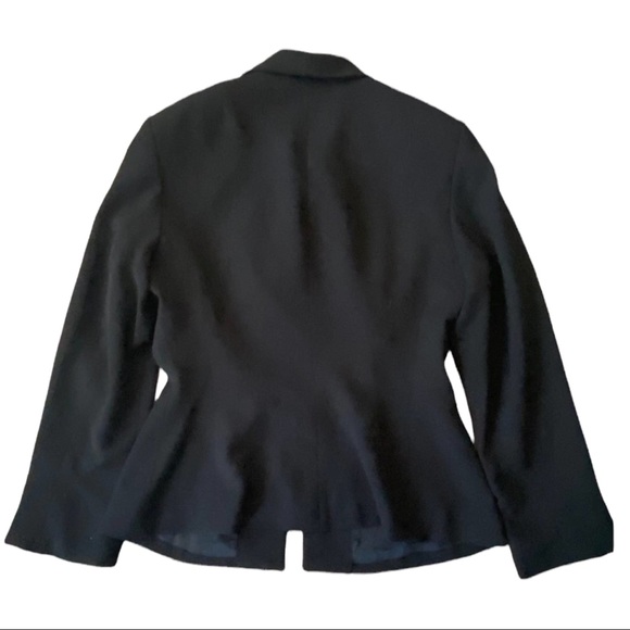 Tahari Women's Size 12 Black Polyester Blazer - Picture 9 of 10